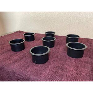 8 Large Black Cup Drink Holders Poker Table Boat RV Car Truck Couch Recliner